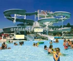 amusement park outdoor playground slides fiberglass water slide equipment