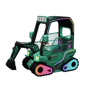 Amusement rides coin operated game machine treasure digger mini excavator ride on car for sale