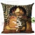 Animal Cats Linen Pillowcase Living Room Sofa Cushion Cover Printed Creative Cushion Cover  For Home Dec