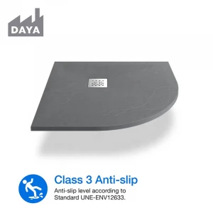 Anthracite grey shower pan slate stone shower tray gelcoat shower base