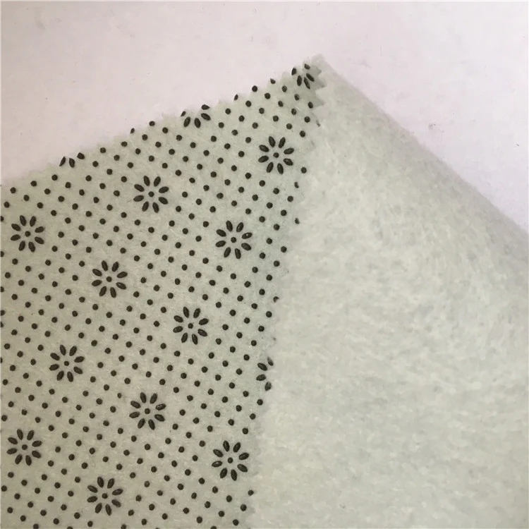 anti slip nonwoven fabric best selling PVC dotted anti slip fabric for carpet wholesale price chinese manufacturer
