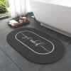 Anti slip water absorbent mat bathroom bathroom kitchen waterproof floor pvc bath mat