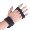 Anti Slip Workout Neoprene Custom Gym Gloves With Wrist Straps For Weight Lifting