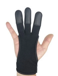 ArcheryMax  archery glove 3 finger protective shooting gloves for Recurve and Traditional Bow