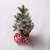 Import Artifical Table top decoration PE snow tree wooden stand mini tree christmas decoration table decorative tree from China