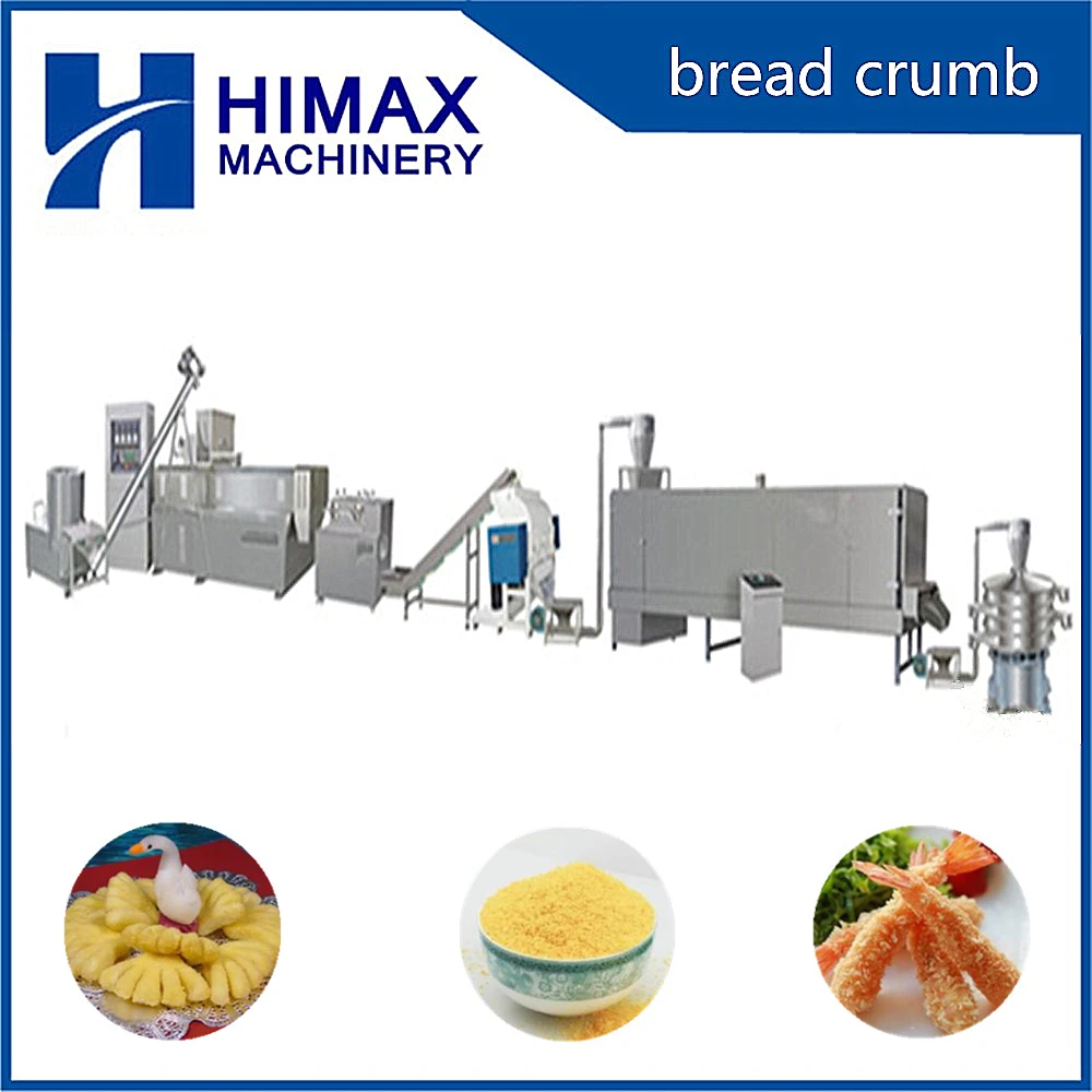 Automatic 8mm Panko Yellow Dry Bread Crumb Production Line Japanese Panko Bread Crumbs Processing Maker Machine