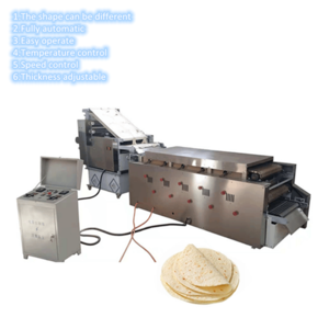 Automatic arabic pita bread tortilla making machine