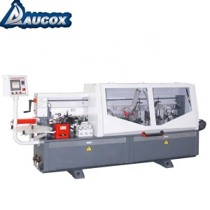Automatic edge banding machine with function ,gluing,end cutting,fine trimming,scrapping and buffing