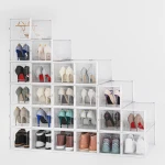 { Automatic Production Line } ABS Framework Plastic Large Clear Storage Stackable Transparent Shoe Box