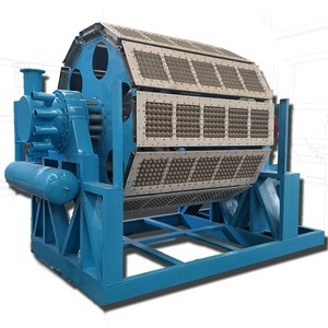 Automatic Pulp Production Line Small Making Waste Paper Recycle Used Egg Tray Machine