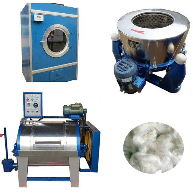 Automatic Wool Washing Cleaning Drying Machine Wool Washer Dryer Production Line for sale