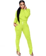 B34412ALatest style women sweatsuit sets sports wear tracksuits for women