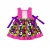 Import baby fancy dress gallus ball pattern ruffle pink color baby summer dress from China