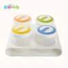 Baby Food Take Away Food Container With Vacuum Seal Lids kids plastic food storage container