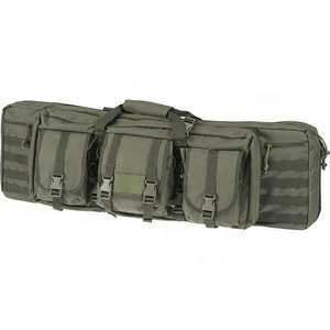 Backpack Molle Front Panel 3 Ammunition Pockets Tactical Rifle Long Gun Case