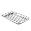 Bakeware rectangle baking tray metal stainless steel baked plate