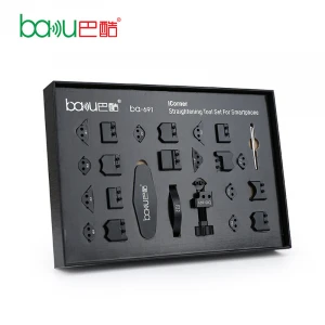 BAKU New Products ba-691 iCorner Straightening Tool Set for Smartphone