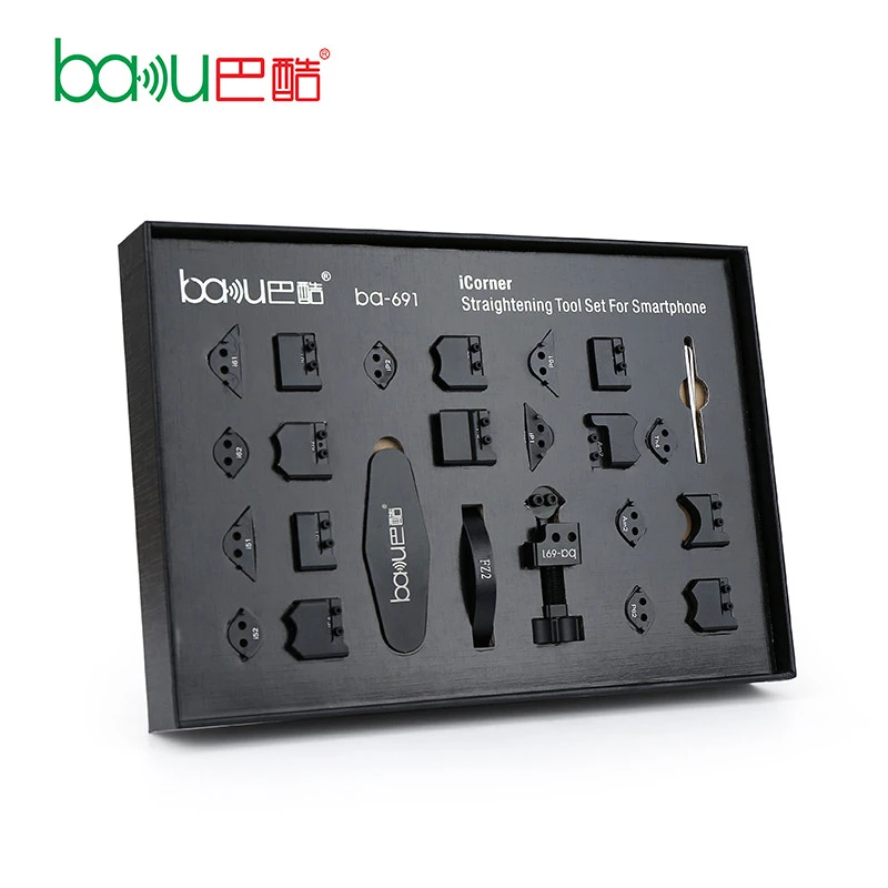 BAKU New Products ba-691 iCorner Straightening Tool Set for Smartphone