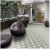 Import balcony 200x200mm green flower pattern floor decoration porcelain tiles floor tiles pattern ceramic tile from China