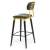 Bar Furniture for Sale 76cm Chair and Bar Design in Green Vinyl Seat Back Rest