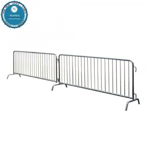 barricades fence manufacturer usa event fencing crowd road barrier/ 4ft fixed leg metal crowd control safety barrier