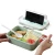 Import Bento Lunch Box for Kids and Adult Storage Boxes &amp; Bins Wheat Fiber Eco-friendly Food Grade Plastic Square Microwavable Modern from China