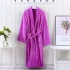 Best selling Home and hotel use high quality multiple colour Coral Fleece Flannel Bathrobe
