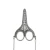 Import Best selling red copper 3cr13 steel needlework scissors with shell to prevent accidental injury from China