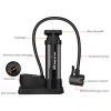 Bicycle Air Pump With Pressure Gauge Presta Schrader Valves Gas Needle For Mountain Bike Balls Balloons Aluminum Alloy