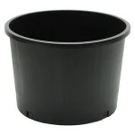 Big 5 gallon Black Plastic Nursery Plant Container Garden Flower Pot