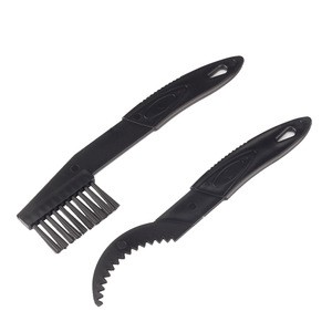 BIKEIN - 2pcs Bicycle Chain Cleaner Cycling Bike Machine Brushes Scrubber Wash Tool Kit Bicycle PC Chain Cleaner Tool Kits 42g