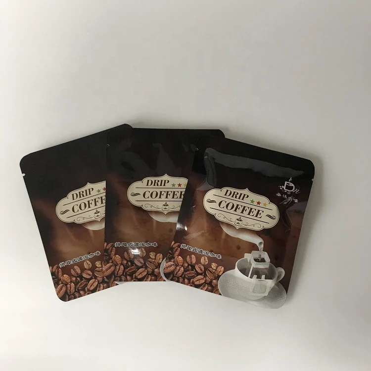 Biodegradable PLA Eco friendly Zipper Coffee Powder Packaging Frosted Plastic Bags