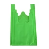 Biodegradable recycled carry t-shirt non woven vest shopping bag