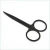 Import Black High Quality Stainless Steel Beauty Brow Shaping Eyebrow Cutting Scissors from China