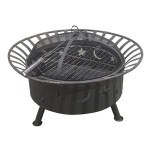 Black Metal Indoor Fireplace Outdoor Heater Fire Pit