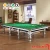 Import Black slates 12ft snooker billiard pool table solid wood with steel cushion from China