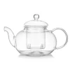 Blooming Flower Tea Set 600ml Glass Teapot / Tea Pot With Warmer