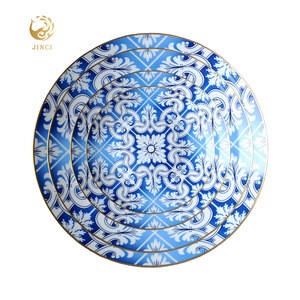 Blue and White Chinese Dinnerware Dinning Sets Plates Bone Dinner Sets