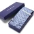 Blue Tie Set For Fashion Men  Necktie Jacquard Woven Tie For Wedding in gift box