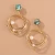 Import Bohemian Natural Abalone Shellfish Pearl Earring 925 Silver Stud Custom Round Big Gold Hoop Earrings Women Girls Jewelry from China