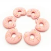 BPA free food grade eco friendly silicone baby infant teether 3D donut biscuit shaped