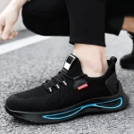 Brand breathable safety boots composite hiking shoes steel toe shoes stock for men casual safety shoes for woodland protection