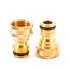 Brass bsp female garden quick water hose tap connector / fitting / adaptor for water