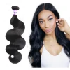 Brazilian Bundle With Body Wave Lace Closure Human curly Inch virgin cuticle aligned Human Hair wigs Extension