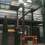 Built-in cable pneumatic telescopic mast lamp pole