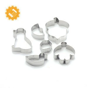 Bulk Plastic multi size biscuit cookie cutters set tool for sandwich making