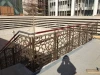 cable railing glass fence iron balusters
