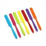 Cake Jars Brush Skinny Jam Dessert Scraper Cook Bak Batter Spread Knife Spatula Random Color