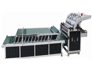 Cangzhou high speed PLC cardboard laminating machine / paper mounting machine