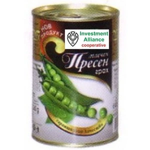 Canned kernel green peas fresh green peas